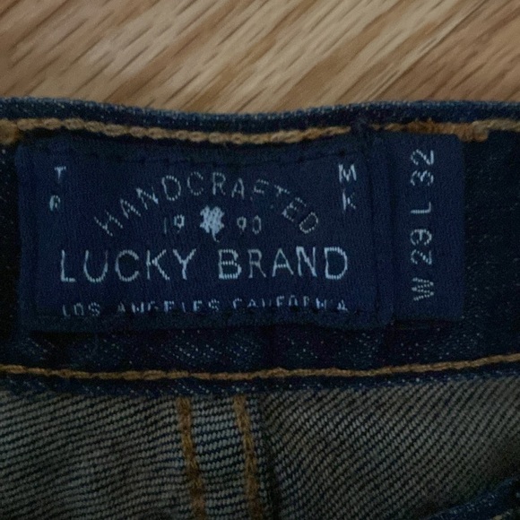 Mens Lucky Brand jeans 221 original 29/32 straight leg denim cowboy classic - Picture 4 of 11